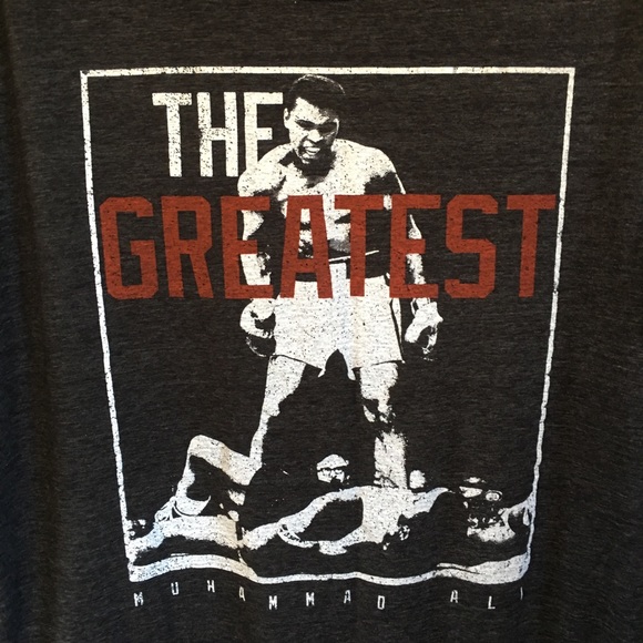 Men’s Muhammad Ali ‘The Greatest’ Black Tee - Picture 2 of 4